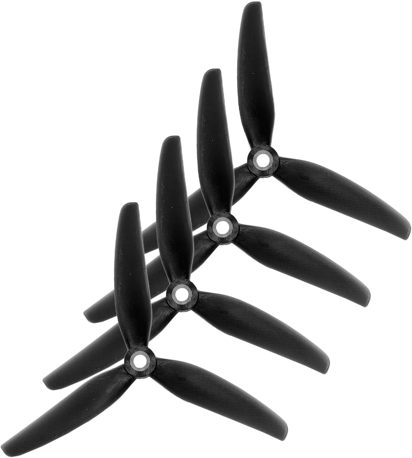 Alternative view of Vuquad 5 İnç Drone Pervanesi - 4'lü paket 2 x CW + 2 x CCW Stealth MK1 5″ (inç) 3 Pal CINE MAT SİYAH