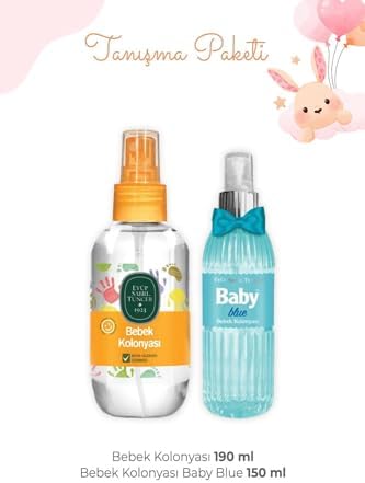 Bebek Kolonyası 190 ml ve Blue 150 ml