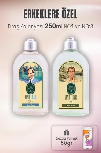 Alternative view of Tıraş Kolonyası No 1, No 3 ve Zigzag Pamuk 50 gr