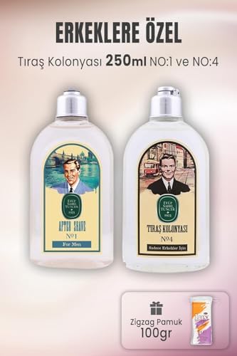 Alternative view of Tıraş Kolonyası No:1, No:4 ve Zigzag Pamuk 100 gr