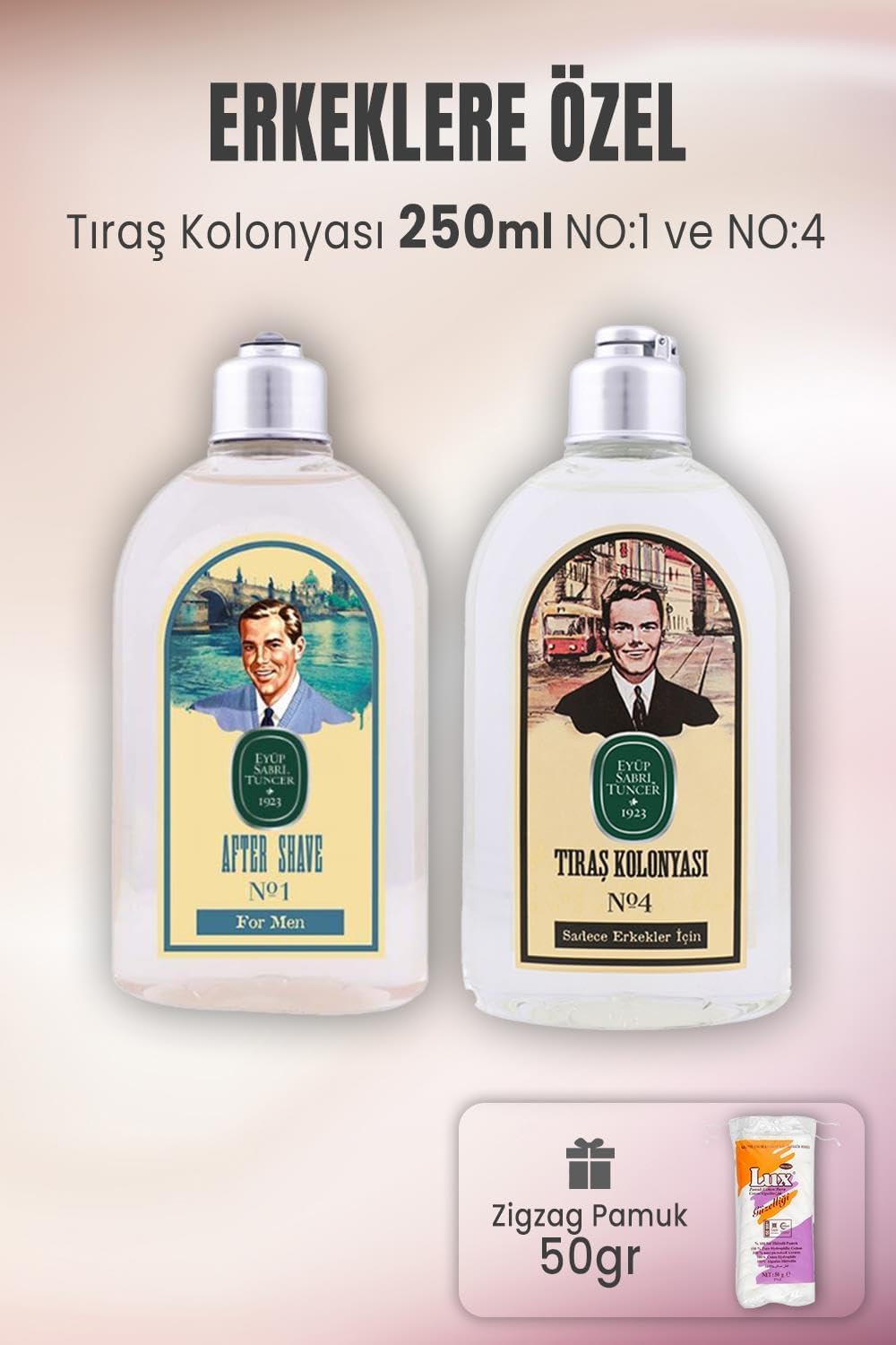 Alternative view of Tıraş Kolonyası No 1, No 4 ve Zigzag Pamuk 50 gr