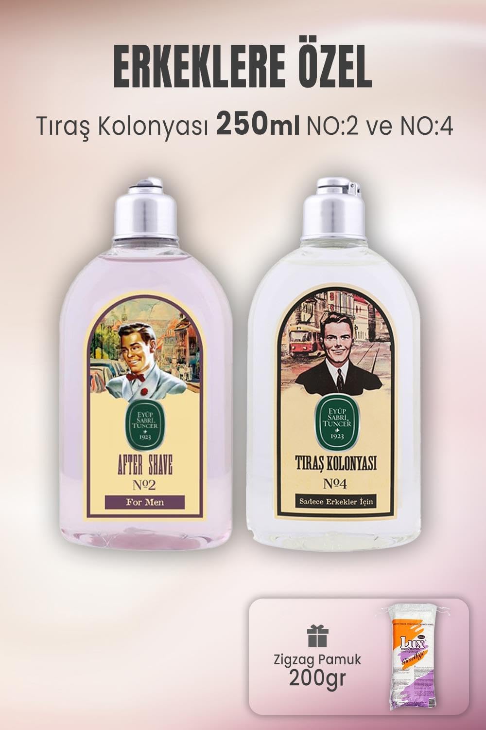 Alternative view of Tıraş Kolonyası No:2, No:4 ve Zigzag Pamuk 200 gr