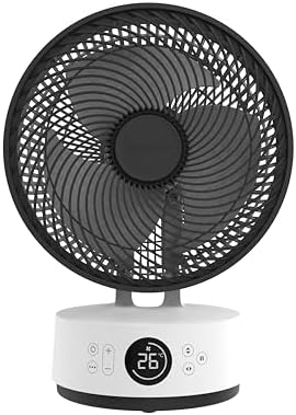 Alternative view of MeacoFan Sefte® masa vantilatörü – 10 inç hava sirkülasyonu, 12 hız hızı, yatay ve dikey salınım, 3 salınım alanı, ultra sessiz, uzaktan kumandalı soğutma