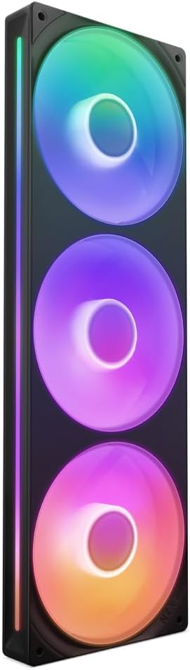 Alternative view of NZXT F360 RGB Core RF-U36HF-B1 Siyah 360 mm Kasa Fanı