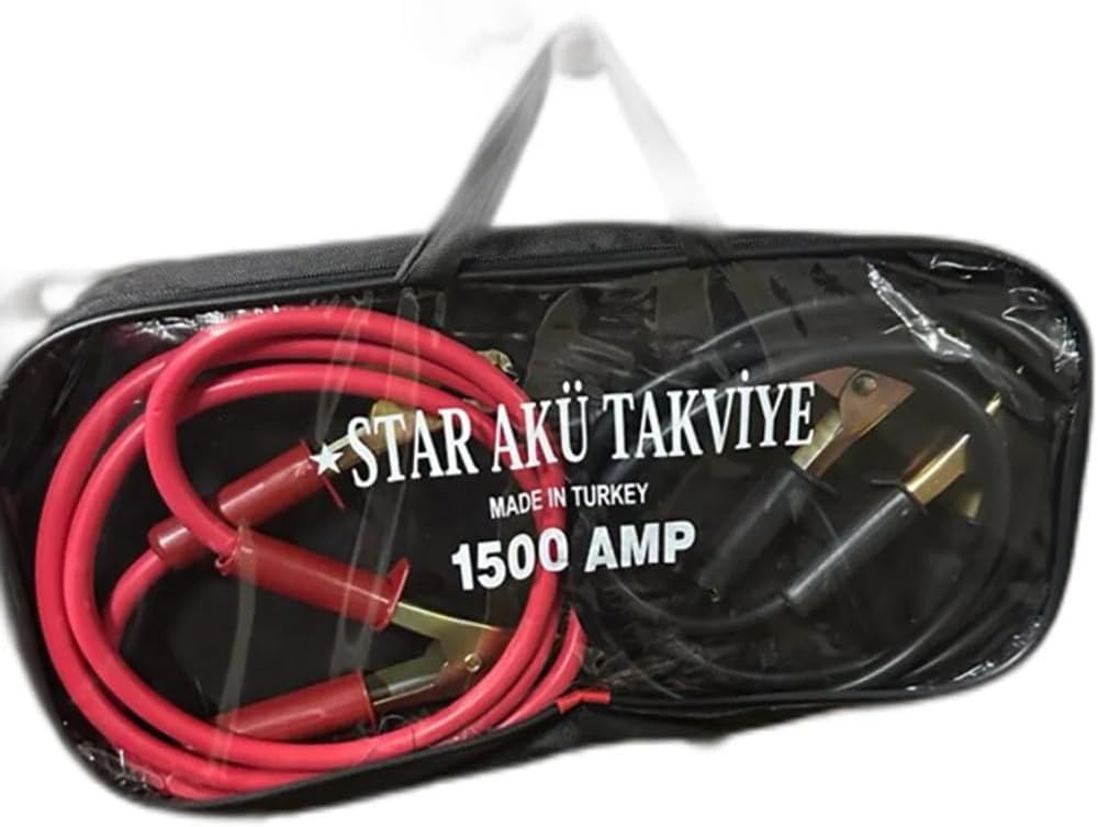 Star Çantalı Akü Takviye Kablosu 1500 Amper 2 Metre