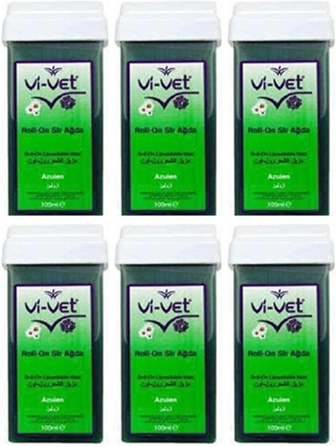 Alternative view of Vi-vet Azulen Kartuş Sir Ağda 6'lı Set 100 ml Ck02755-6