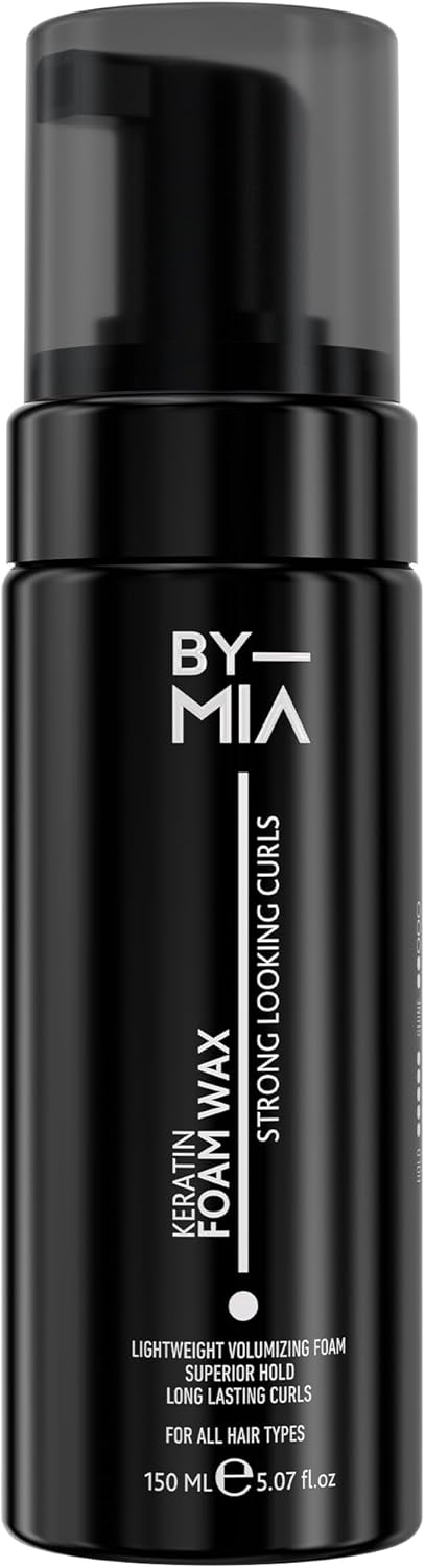 BY MIA Keratin Özlü Saç Şekillendirici Köpük Wax 150ml | Güçlü ve Belirgin Dalgalı Saçlar Elde Edin | Tüm Saç Tipleri için Uygun
