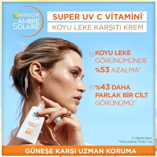 Alternative view of Ambre Solaire Super UV C Vitamini Koyu Leke Karşıtı Fluid Yüz Güneş Kremi SPF50+ 40 ml