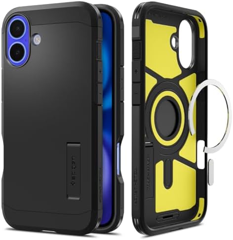 Alternative view of 16 Plus Ekstra Dayanıklı MagSafe Kılıf Tough Armor Ai Hava Kanalı Teknolojisi™ Askeri Sınıf Koruma MagFit KickStand'lı Çift Katman Kapak - ACS08085