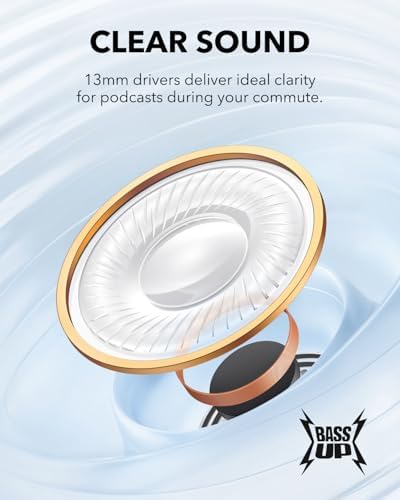 by K20i Kulak İçi Kulaklık, 36 Saat Çalma Süresi, Hızlı Şarj, Konforlu Uyum, ENC 2-Mikrofon ile Net Çağrılar, Özelleştirilebilir EQ, IPX5, Bluetooth 5.3, Uygulama Kontrol, Beyaz