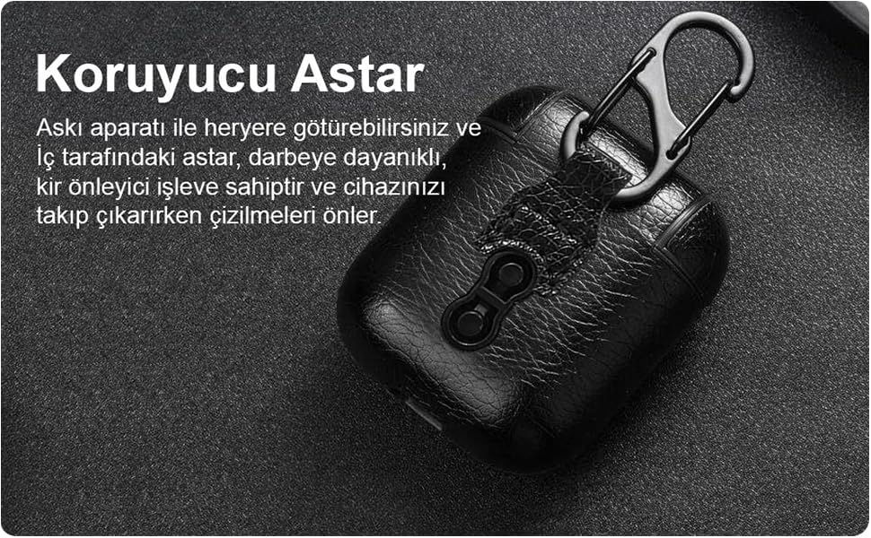 Alternative view of 2.Nesil Bluetooth Kulaklık Uyumlu, DERİ KAPLAMA, Silikon Kulaklık Kılıfı