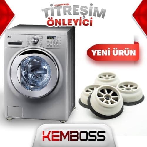 Alternative view of amaşır Bulaşık Makinesi Ayağı Altlığı Titreşim Önleyici Ayak Kaydırmaz Yükseltici Vantuzlu 4 Adet