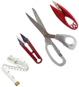 23 Cm Plastik Saplı Kumaş Kesim İplik Temizleme Makası Set