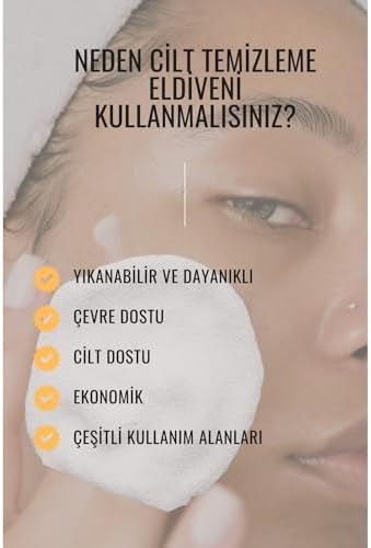 Alternative view of Mitt 300 Kullanımlık Mikrofiber Makyaj Ve Yüz Temizleme Eldiveni - Su Ile Temizleme Kolaylığı (1, Beyaz, Standart)