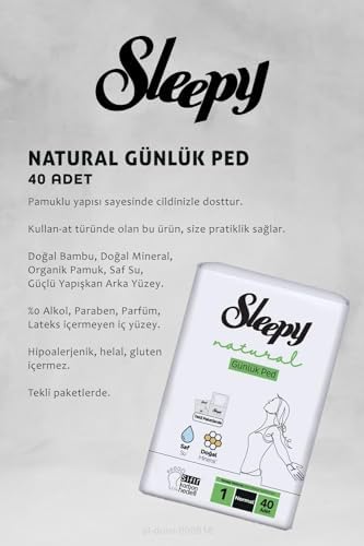 Alternative view of 7 AL 6 ÖDE Natural Ultra Normal Hijyenik Ped 24 Adet ve 40'lı Günlük Ped