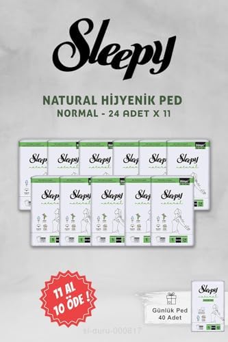 11 AL 10 ÖDE Natural Ultra Normal Hijyenik Ped 24 Adet ve 40'lı Günlük Ped