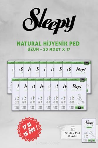 Alternative view of 17 AL 15 ÖDE Natural Hijyenik Ped Uzun 20 Adet ve Günlük Ped Uzun 32 Adet