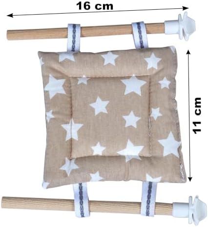 Kuş Yatağı Yumuşak Dokulu Kumaş Kuşlar için Yatak Kuş Yatak En 11 Cm Boy 11 Cm