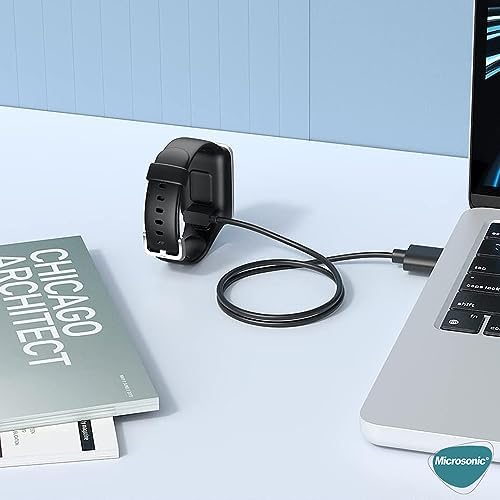 Alternative view of Smart Band 8 Manyetik USB Şarj Kablosu Siyah [Mi Band 8 ile Uyumlu Kablo - Siyah]