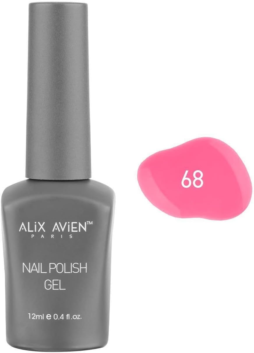Alternative view of Pembe Kalıcı Oje 68-Yoğun Renk Veren Jel Oje 12 ml-Nail UV Gel Polish 68