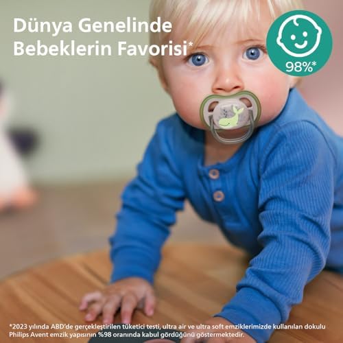 Alternative view of Avent Ultra Air Emzik 6-18 Ay, 2'li Paket, Erkek