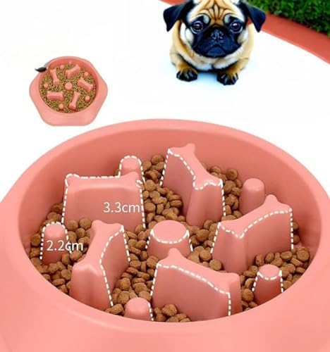 Alternative view of Köpek Mama Kabı Yavaş Besleyici, Anti-Boğulma Obezite Önleyici Gıda Dağıtıcı (Yeşil)