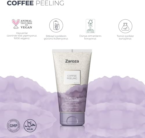 Alternative view of Zaroza Arındırıcı Ve Besleyici Vücut Peelingi Kahve & Kafein & Kayısı Çekirdeği 150 ml