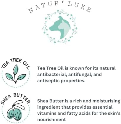 NATURLUXE DOG SHAMPOO TEA TREE & SHEA BUTTER 500ML