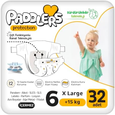 Alternative view of Protection Bebek Bezi 6 Numara X-Large (15+ Kg) 32 Adet – Paket, Maksimum Koruma