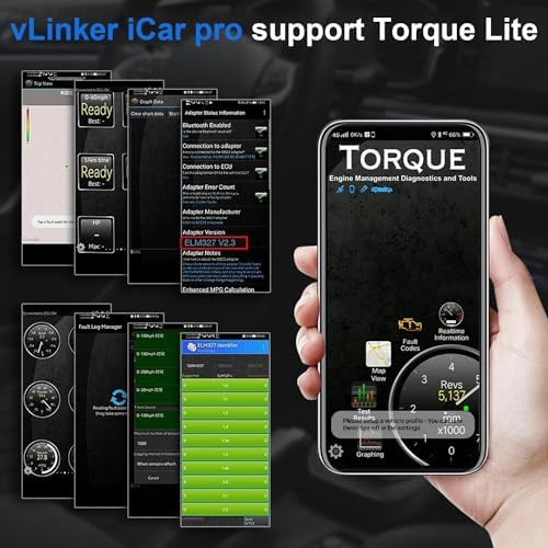 vLinker iCar Pro Mini OBD2 Bluetooth Tarayıcı iOS/ OBD Adaptörü Araç Arıza Kodu Okuyucu Tarama Araçları