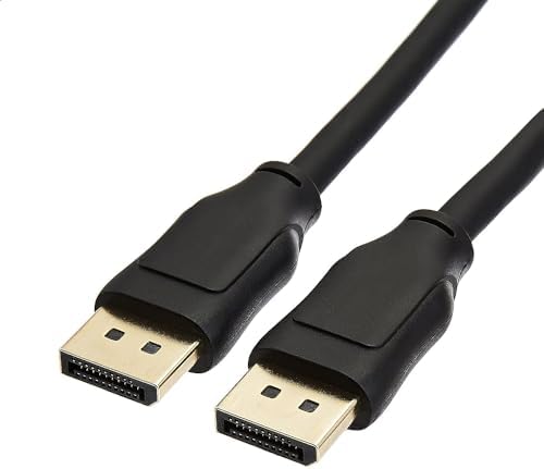 Alternative view of DP to DP 1.8 Metre A Kalite Kablo DisplayPort to DisplayPort Monitör Kablosu Siyah Renk ZR737