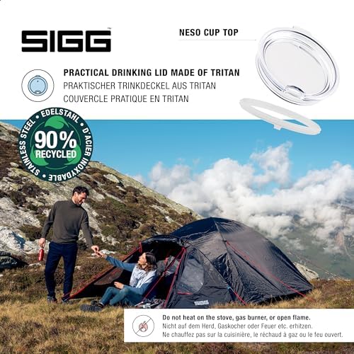 Alternative view of - Camp termos bardak – Travel Mug Roasted Green – Tritan kapaklı – bulaşık makinesinde yıkanabilir – kulplu – BPA içermez – yalıtımlı bardak çift cidarlı – beyaz – 0,36 l