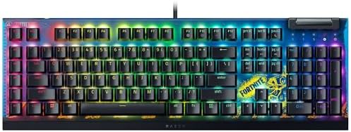 Alternative view of BlackWidow V4 X - Fortnite Edition RGB'li Mekanik Oyun Klavyesi (Sarı Anahtarlar, 6 özel makro tuşu, Doubleshot ABS tuş başlıkları) QWERTY US Düzeni | Fortnite
