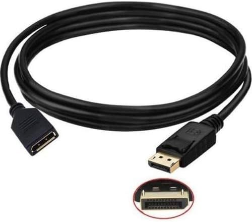 Alternative view of 2 metre displayport uzatma kablosu 2 metre dişi erkek displayport uzatma kablosu