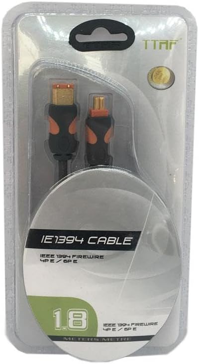 Alternative view of 1.8 metre 1394 6 pin to 4 pin kablo 1.8 metre firewire kablo