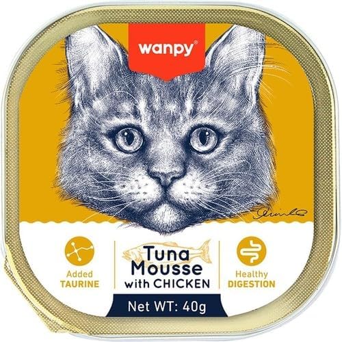 Ton Balıklı Ve Tavuk Yaş Pate Kedi Maması, 40 Gr, 6 Adet
