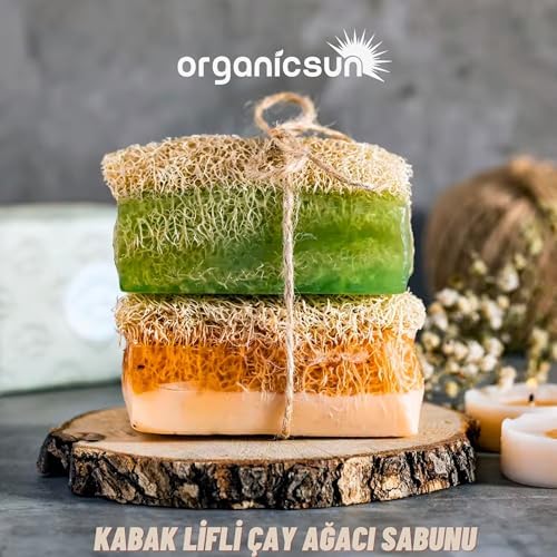 Alternative view of Doğal Kabak Lifli Çay Ağacı Sabunu 120 Gr 1 Adet Tüm Cilt Tipleri İçin Sivilce ve Siyah Nokta Karşıtı