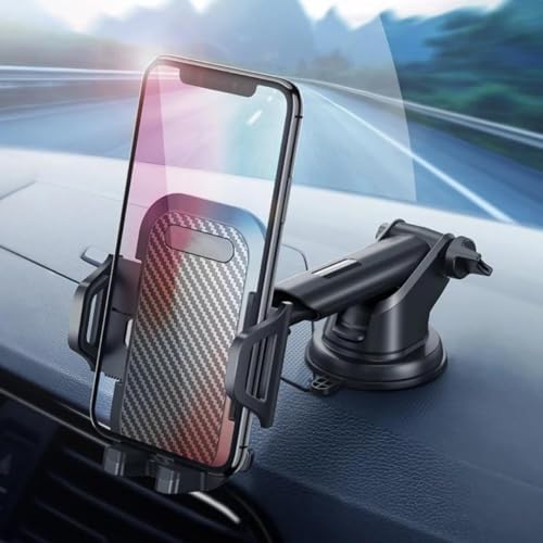 Telefon Tutucu Araç Otomatik Klipsli Araba Telefon Tutucu Ayarlanabilir Cam Ve Torpido Için Yüksek Kalite Tutucu