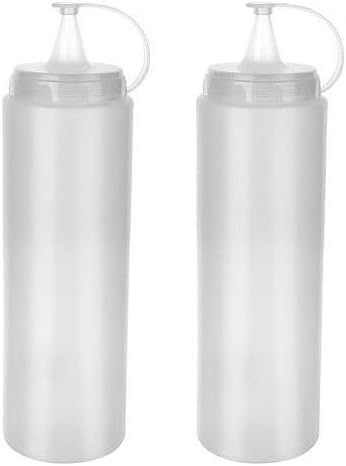 Alternative view of 2 Adet Sos Şişesi 700 Ml Plastik Yağlık Sirkelik Ketçap Mayonez Sızdırmaz Sosluk Yağdanlık,BPA İçermez (Şeffaf)