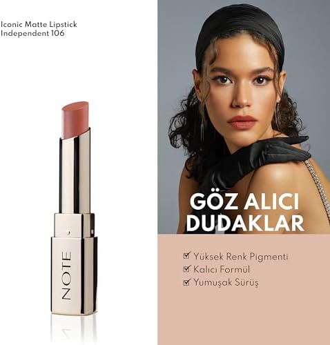 Cosmetics Lipstick 106 Independent Kalıcı Mat Ruj, Nude