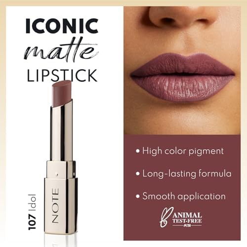 Alternative view of Cosmetics Lipstick 107 Idol Kalıcı Mat Ruj, Kahverengi