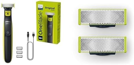 Oneblade QP220/51 Yedek Bıçak, 2’li Paket, 1 Adet+ QP2724/10 OneBlade Yüz Tıraş Makinesi