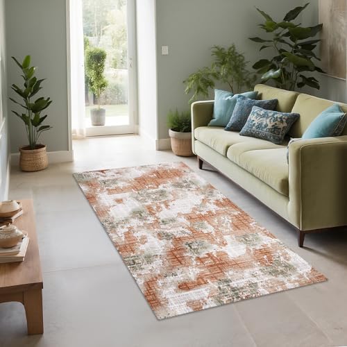 Kadife Kaymaz Pamuk Tabanlı Yıkanabilir Antibakteriyel Salon Halısı 100x150