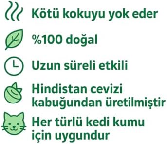 Premium Plus Aktif Karbon 500 Gr Koku Giderici - Kedi Kumu Koku Giderici Kokusuz Kedi Tuvaleti Doğal Kum Kokusu Önleyici Aktif Karbon - Tüm Kum Çeşitleri İçin