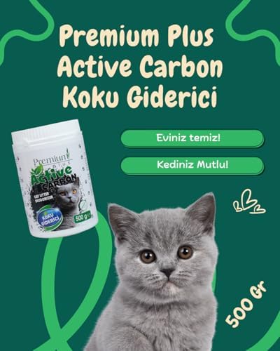 Alternative view of Premium Plus Aktif Karbon 500 Gr Koku Giderici - Kedi Kumu Koku Giderici Kokusuz Kedi Tuvaleti Doğal Kum Kokusu Önleyici Aktif Karbon - Tüm Kum Çeşitleri İçin