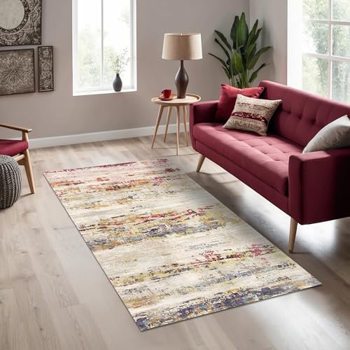 Zane Kadife Kaymaz Pamuk Tabanlı Yıkanabilir Antibakteriyel Salon Halısı 140x200