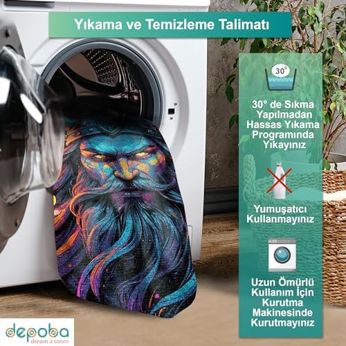 Alternative view of Samor Kadife Kaymaz Pamuk Tabanlı Yıkanabilir Antibakteriyel Yolluk Koridor Halısı 80x300