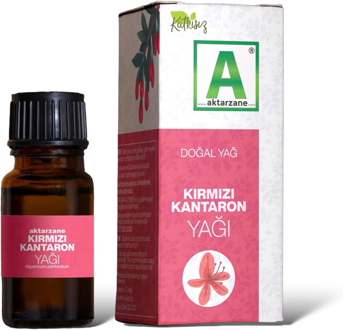 Aktarzane Kırmızı Kantaron Yağı 50cc