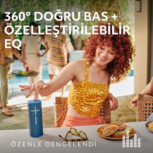 Alternative view of Ears BOOM 4 Taşınabilir Su Geçirmez Bluetooth Hoparlör, 360 Derece, Güçlü, Sürükleyici, Kristal Netliğinde Ses, 15 Saatlik Pil Ömürlü ve 45m Kullanım Mesafeli Hoparlör, Lila