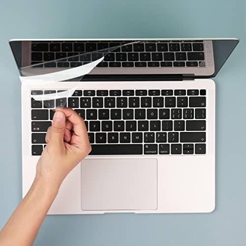 MacBook Air 15.3 inç M2 M3 M4 Uyumlu Parlak Anti Scratch Ekran Koruyucu Retina Net Goruntu Cam Hissi ID A2941 A3114 A3241 Şeffaf